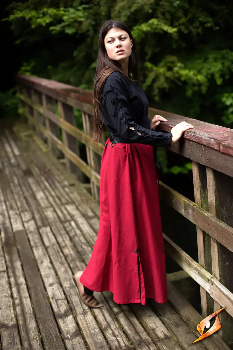 Battle Skirt - Dark Red - Large