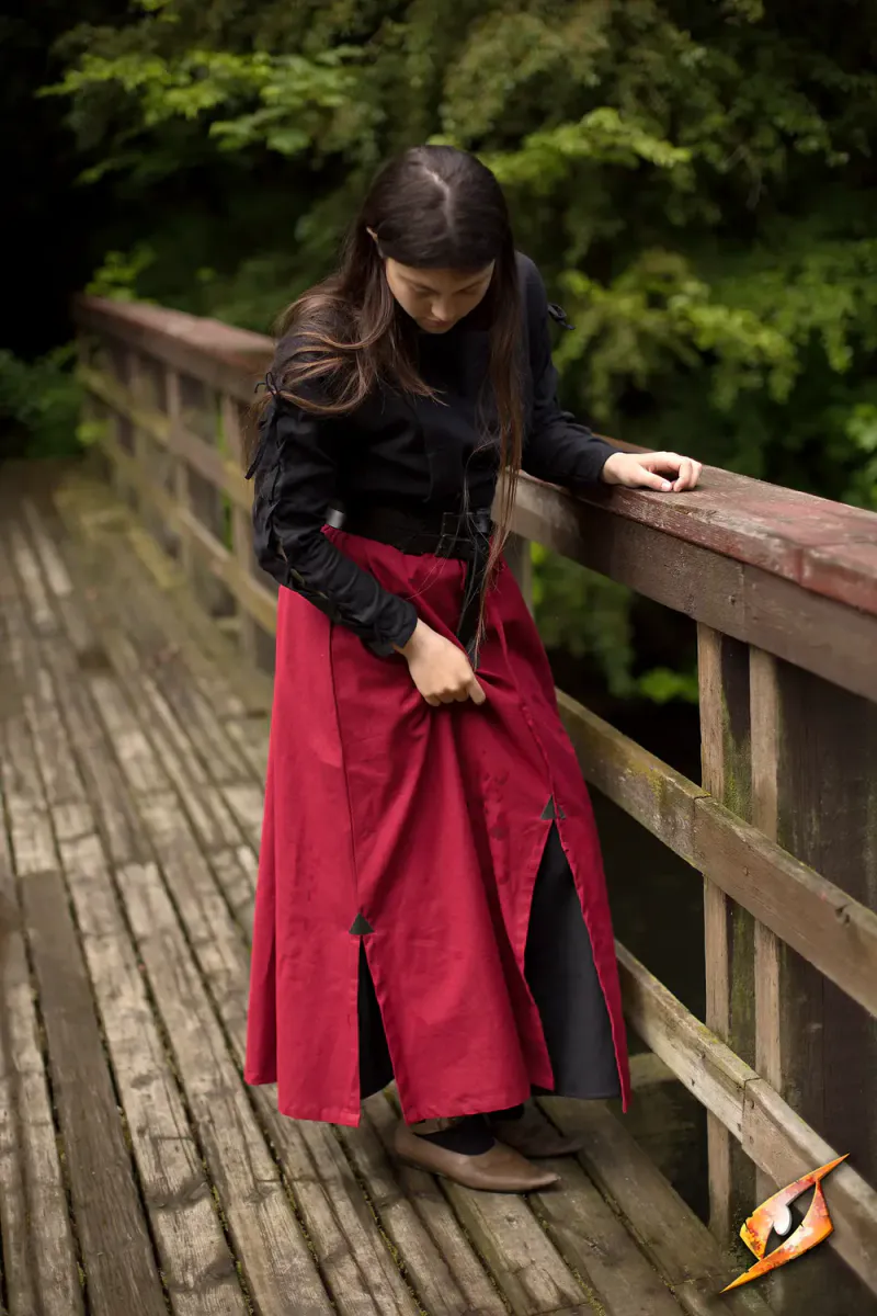 Battle Skirt - Dark Red - Large